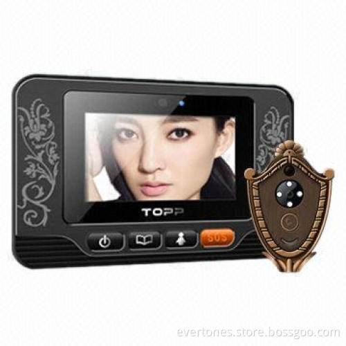 Digital Door Peephole Viewer with SOS and MMS Function, 3.7-inch HD TFT LCD
